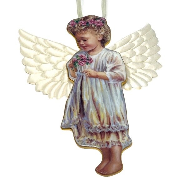 Angel Ornament  Heavens Little Angels 3 Ornament Set Life Like - Picture 6 of 8